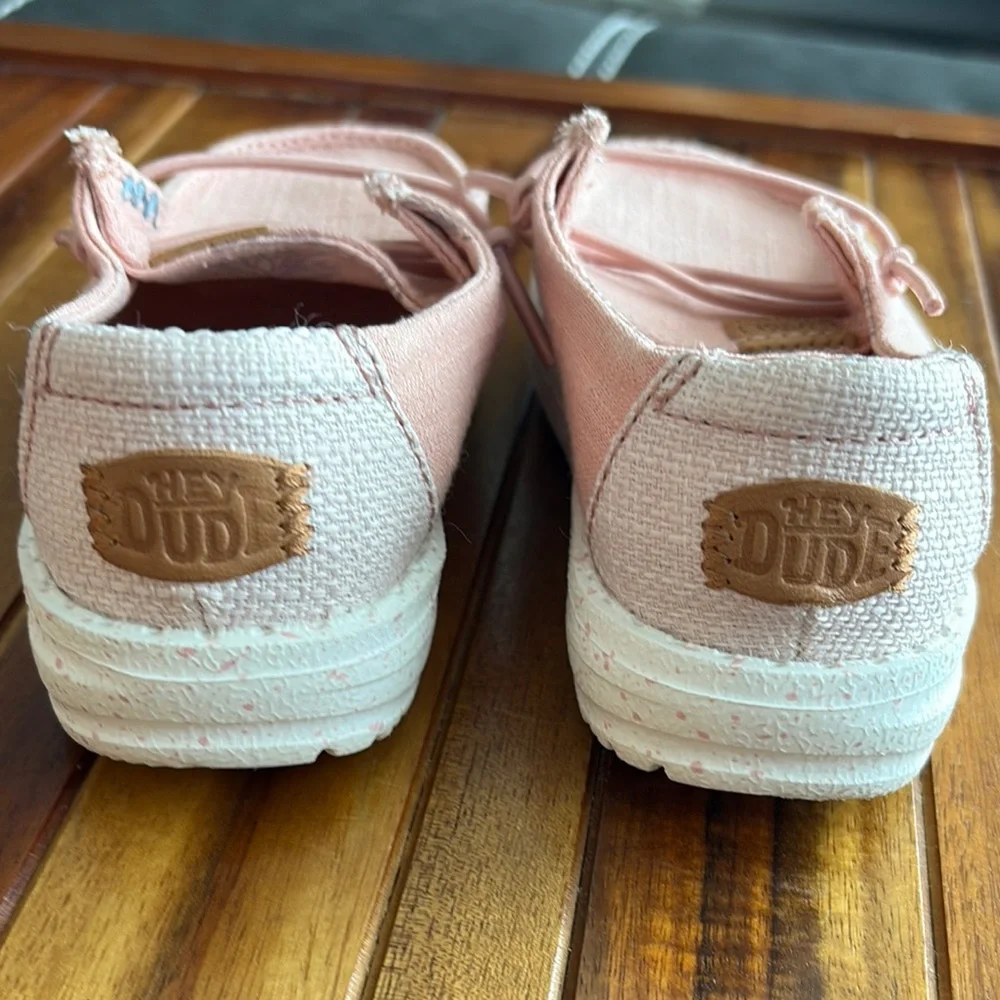 Hey Dude Pink Wendy Casual Slip-On